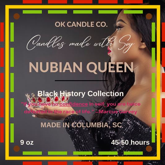 Black History Candle Collection: Nubian Queen 9 oz Candle